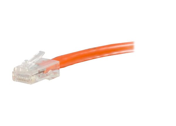C2G 15FT CAT6 RED NON BOOTED PATCH