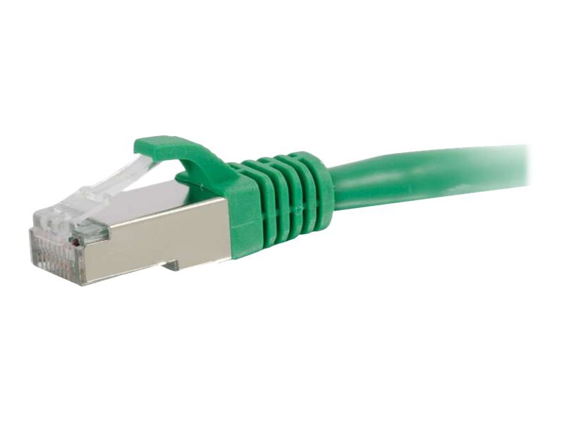 C2G 35ft Cat6 Ethernet Cable - Snagless Shielded (STP) - Green - patch cable - 10.7 m - green