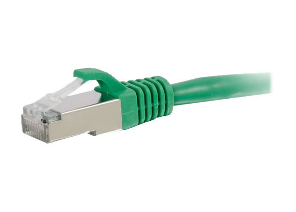 C2G 35ft Cat6 Snagless Shielded (STP) Ethernet Network Patch Cable - Green - patch cable - 10.7 m - green