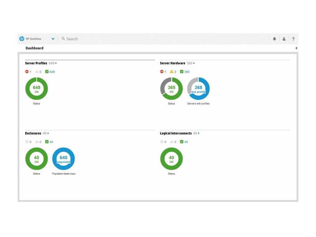 HPE OneView with iLO Advanced - license + 3 Years 24x7 Support - 1 physical server