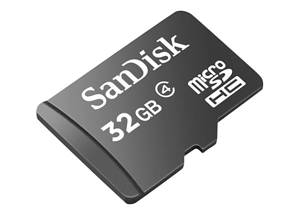 SanDisk - flash memory card - 32 GB - microSDHC - SDSDQ-032G-A46 - Memory  Cards 