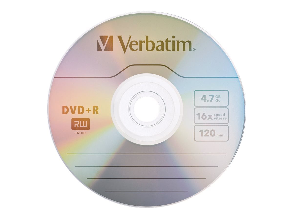 Verbatim - DVD+R x 10 - 4.7 GB - storage media