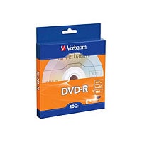 Verbatim - DVD-R x 10 - 4.7 GB - storage media