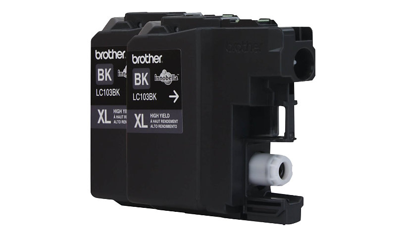 Brother LC1032PKS - 2-pack - High Yield - black - original - ink cartridge