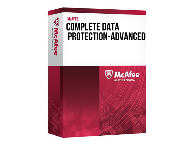 McAfee Complete Data Protection Advanced - license + 1 Year Gold Business S