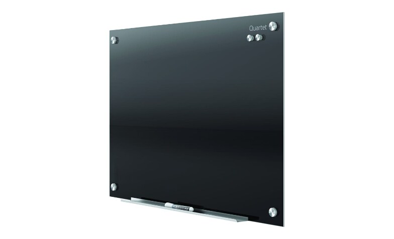 Quartet G7248B Infinity Black Glass Magnetic Marker Board, 72 x 48