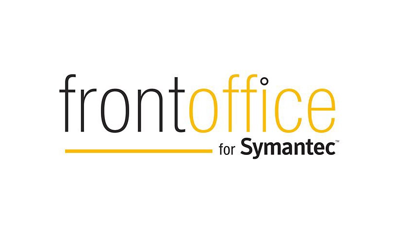 Symantec Standard Support - technical support - for Biomni Front Office Com
