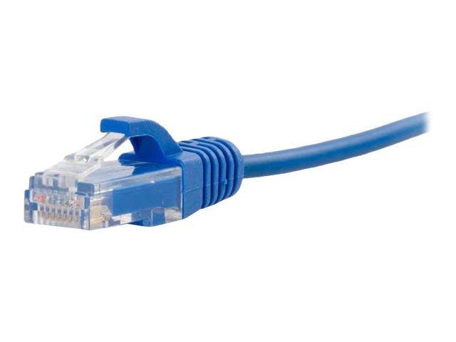 Thumbnail 3 of 4 for C2G 10ft Cat6 Snagless Unshielded (UTP) Slim Ethernet Cable - Cat6 Network Patch Cable - PoE - Blue