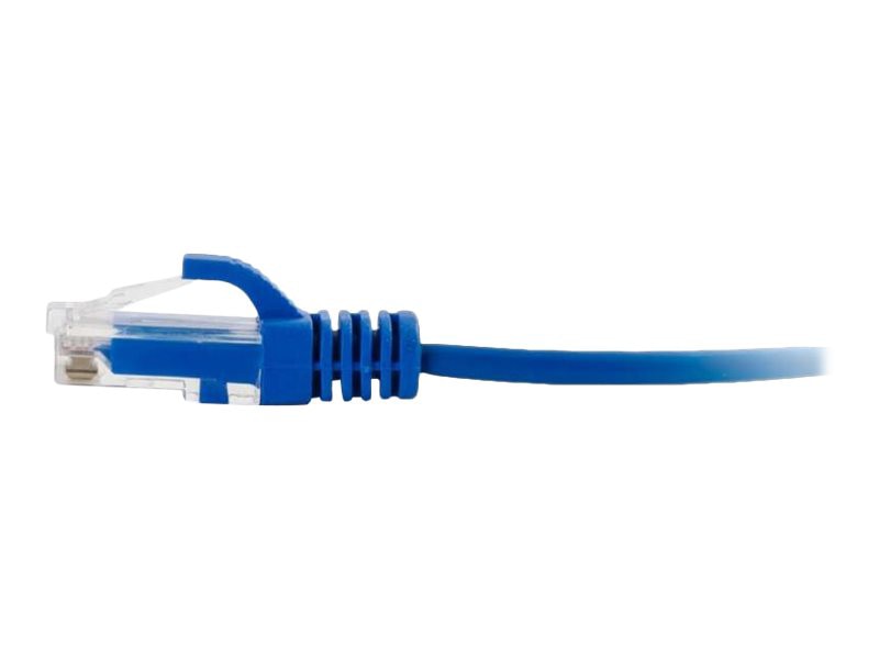 Thumbnail 4 of 4 for C2G 10ft Cat6 Snagless Unshielded (UTP) Slim Ethernet Cable - Cat6 Network Patch Cable - PoE - Blue