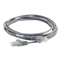 C2G 3ft Cat6 Snagless Unshielded (UTP) Slim Ethernet Cable - Cat6 Network Patch Cable - PoE - Gray