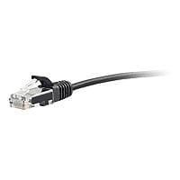 C2G 1.5ft Cat6 Snagless Unshielded (UTP) Slim Ethernet Cable - Cat6 Network Patch Cable - PoE - Black