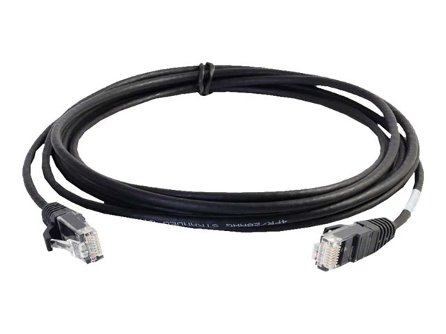 C2G 5ft Cat6 Snagless Unshielded (UTP) Slim Ethernet Cable - Cat6 Network Patch Cable - PoE - Black