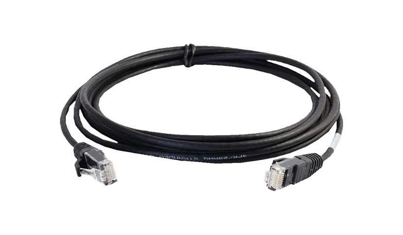 C2G 8ft Cat6 Snagless Unshielded (UTP) Slim Ethernet Cable - Cat6 Network Patch Cable - PoE - Black