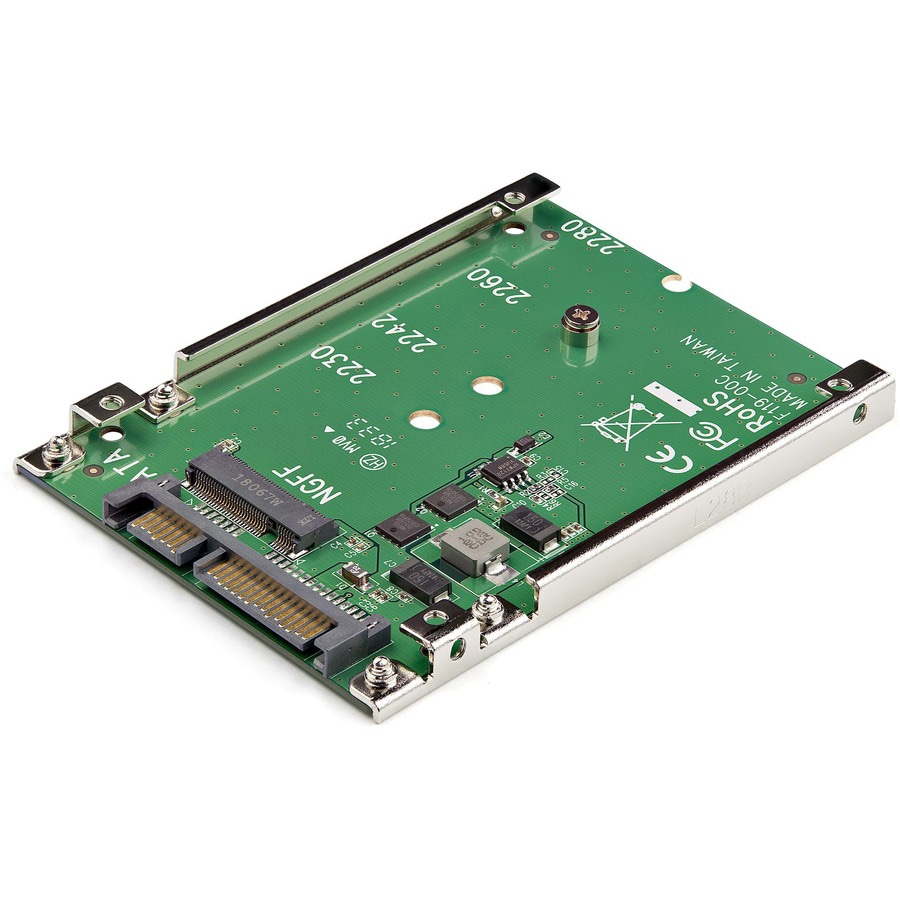 StarTech.com Adaptateur M.2 NGFF SSD vers SATA 2,5 - Carte Convertisseur SSD  M2 vers SATA 2.5 (SAT32M225)