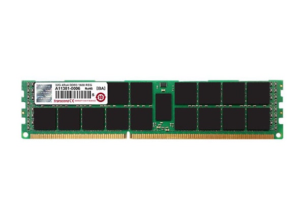 Transcend JetMemory - DDR3 - 128 GB: 4 x 32 GB - DIMM 240-pin