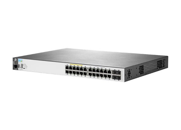 HPE Aruba 2530-24G-PoE+ - switch - 24 ports - managed - rack-mountable