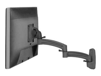 Chief Kontour K2W Single Monitor Wall Mount - Adjustable Arm - For 42-75 Inch Monitors - 2 Arm Link - Black
