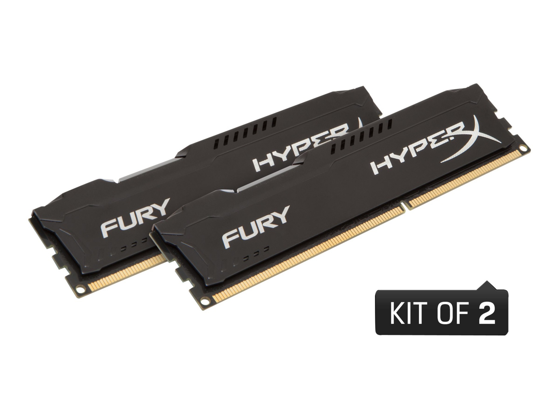 HyperX FURY - DDR3 - 16 GB: 2 x 8 GB - DIMM 240-pin - unbuffered