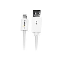 StarTech.com 10 ft Long White Apple Lightning to USB Cable iPhone iPod iPad