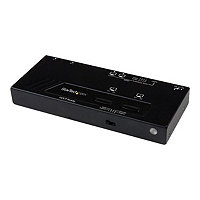 StarTech.com 2X2 HDMI Matrix Switch w/ Automatic and Priority Switching