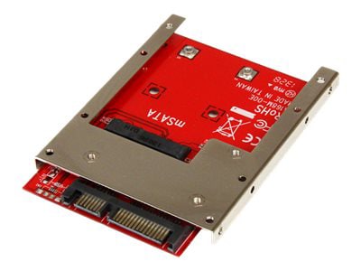 StarTech.com mSATA SSD to 2.5in SATA Adapter Converter-Mini PCIE SSD toSATA