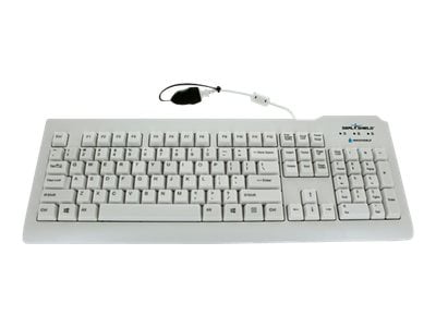 Seal Shield Silver Seal Waterproof - keyboard - US - white