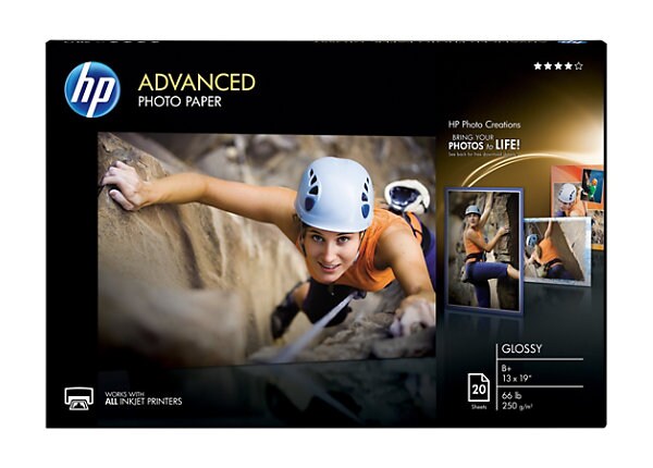 HP Advanced - photo paper - 20 sheet(s) - Super A3/B - 250 g/m²