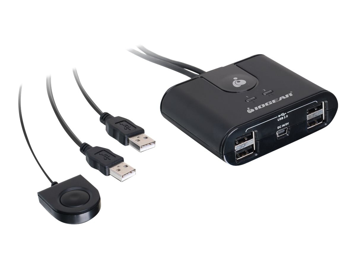 IOGEAR 2x4 USB 2.0 Peripheral Sharing Switch