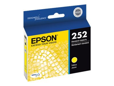 Epson 252 With Sensor - yellow - original - ink cartridge