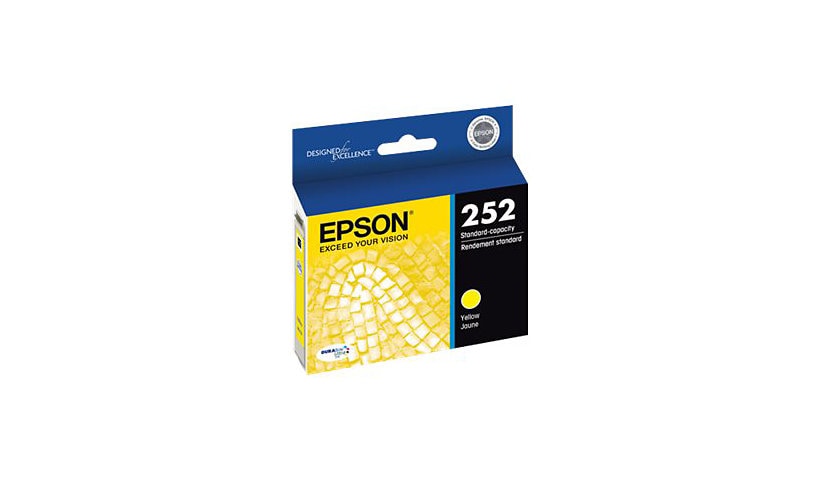Epson 252 With Sensor - yellow - original - ink cartridge