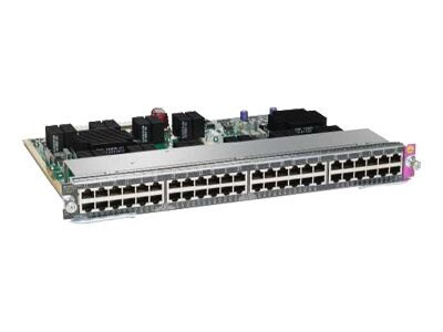 Cisco Line Card E-Series - switch - 48 ports - plug-in module