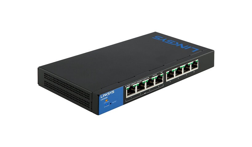 Linksys Business Smart LGS308P - switch - 8 ports - managed