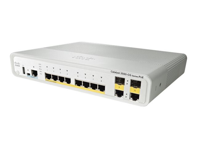 Cisco Catalyst Compact 3560CG-8PC-S - switch - 8 ports - managed - rack-mountable