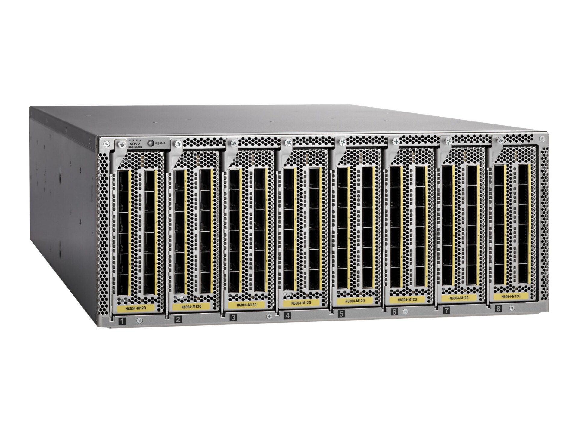 Cisco Nexus 6004EF - switch - 24 ports - managed - rack-mountable - with 6 x Cisco Nexus 2232PP 10GE Fabric Extender,
