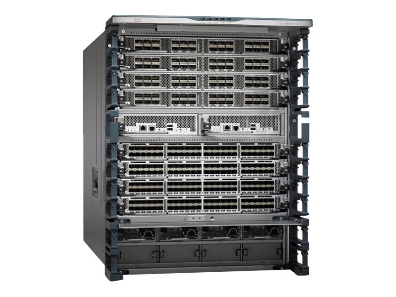 Cisco Nexus 7710 - Bundle - switch - managed - rack-mountable - with Cisco Nexus 7000 Series Supervisor 2 Enhanced