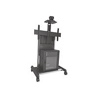 Chief Fusion Video Conferencing Mobile Cart - For Displays 55-70" - Black