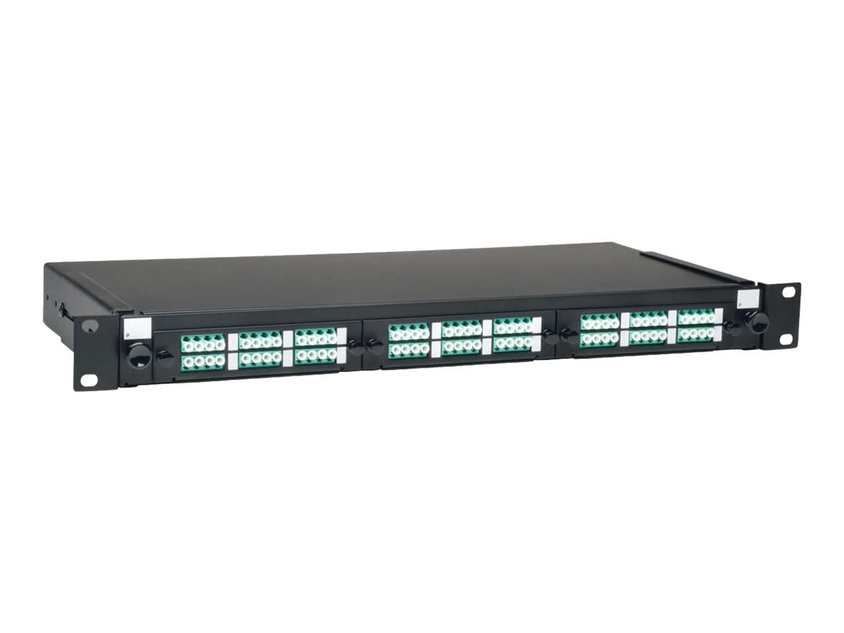 Eaton Tripp Lite Series 36-Port LC/LC Rackmount Fiber Enclosure Feed Through Patch Panel 1U - patch panel - 1U - 19"