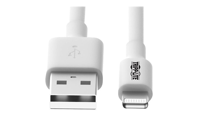 Eaton Tripp Lite Series USB-A to Lightning Sync/Charge Cable (M/M) - MFi Certified, White, 3 ft. (0.9 m) - data / power