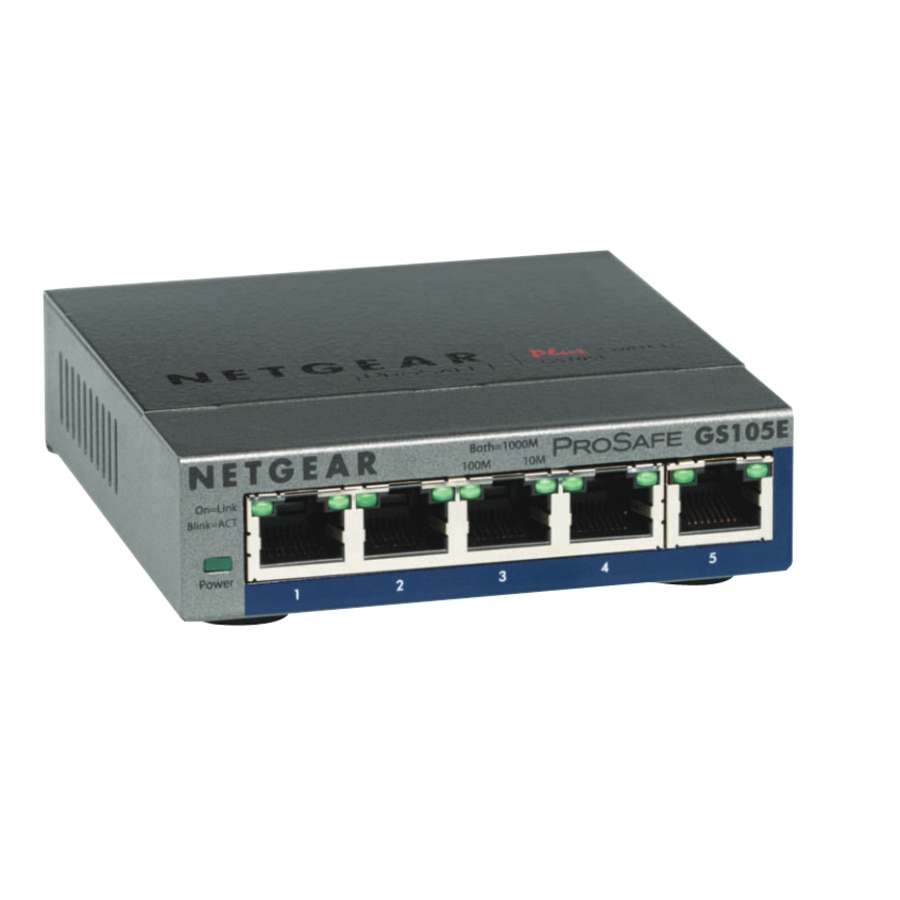 Thumbnail 3 of 6 for Netgear ProSafe Plus Switch, 5-Port Gigabit Ethernet