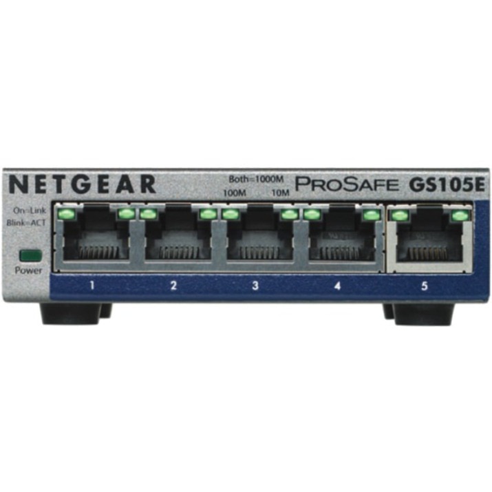 Thumbnail 5 of 6 for Netgear ProSafe Plus Switch, 5-Port Gigabit Ethernet