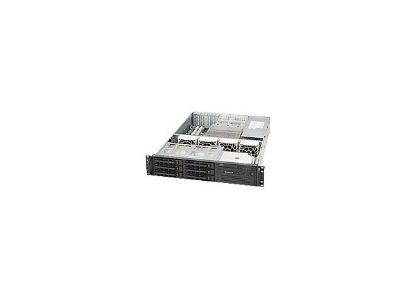 Supermicro SC823 TQ-653LPB - rack-mountable - 2U - extended ATX