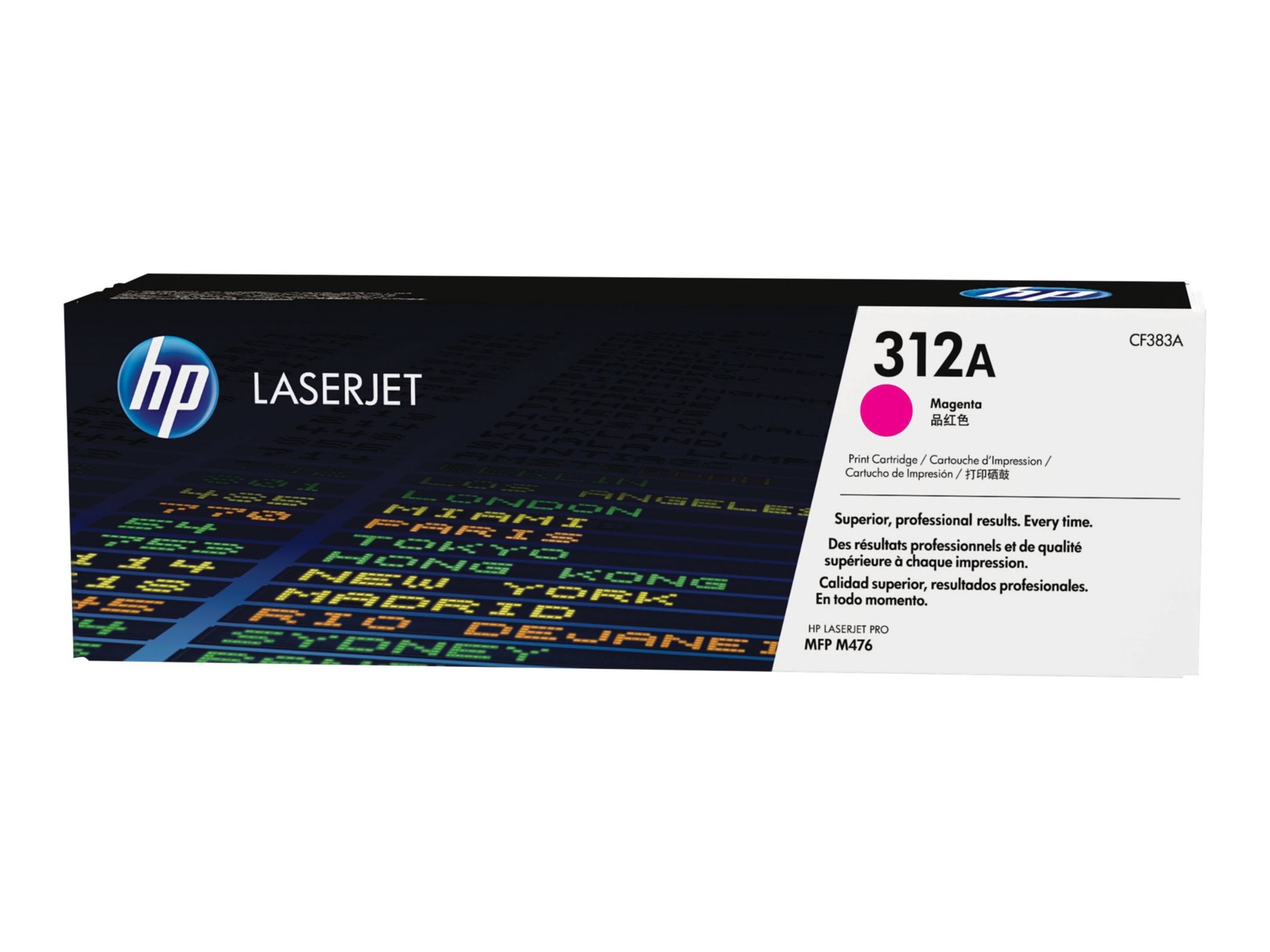 HP 312A (CF383A) Original Laser Toner Cartridge - Single Pack - Magenta - 1