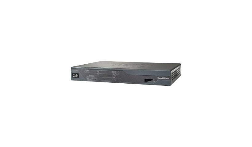 Cisco 881 Ethernet Security Router with 3G - router - WWAN - desktop