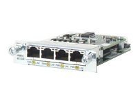 Cisco EtherSwitch HWIC - switch - 4 ports - managed - plug-in module