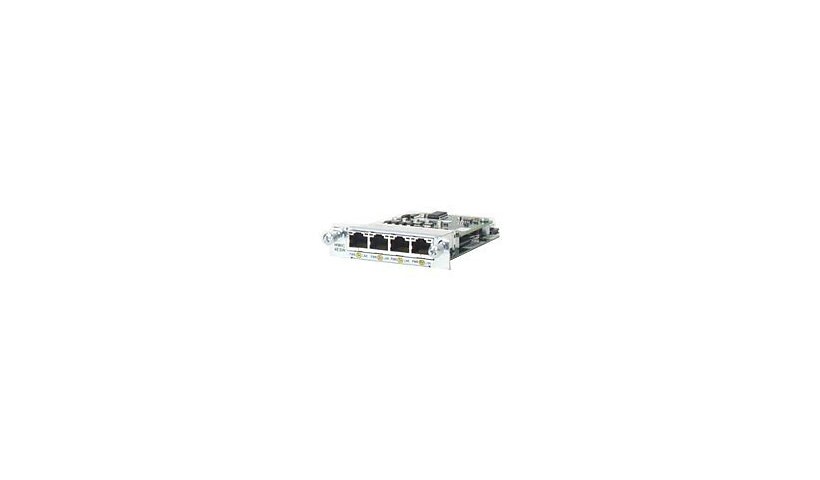 Cisco EtherSwitch HWIC - switch - 4 ports - managed - plug-in module