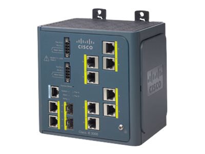 Cisco Industrial Ethernet 3000 Series - switch - 8 ports - managed
