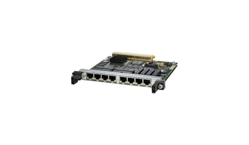 Cisco 8-Port Channelized T1/E1 Shared Port Adapter - expansion module - 8 ports