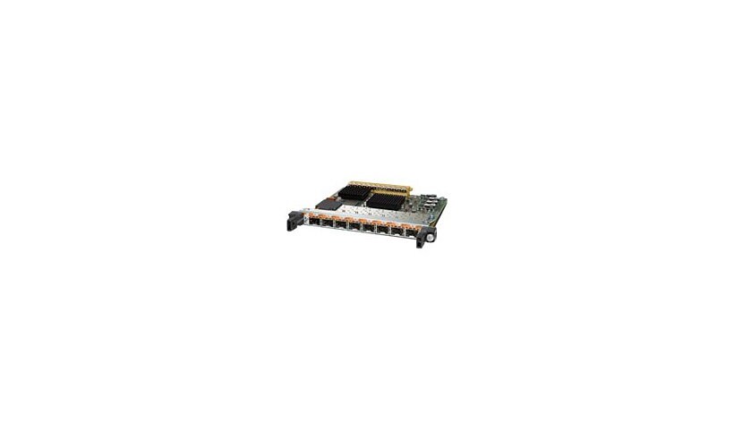 Cisco 8-Port Gigabit Ethernet Shared Port Adapter, Version 2 - expansion module