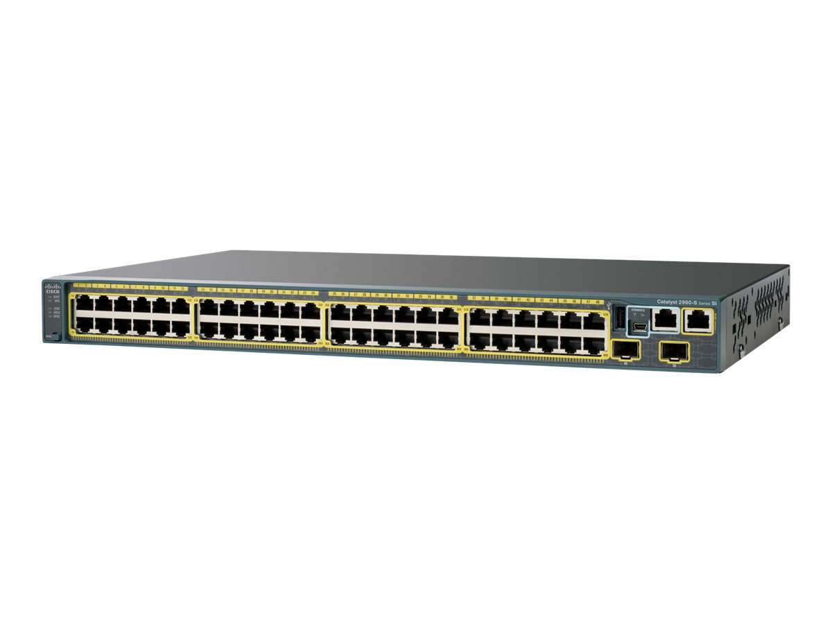 Cisco Catalyst 2960S-48TS-S - switch - 48 ports - managed - rack-mountable