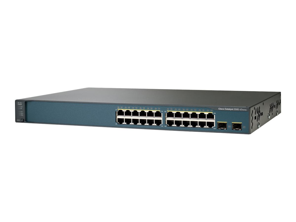 Cisco Catalyst 3560V2-24TS - switch - 24 ports - managed - rack-mountable